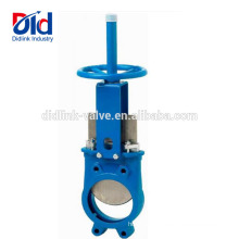 Pneumatic Dn400 With Price Ductile Iron Stem Sluice Knife Gate Valve